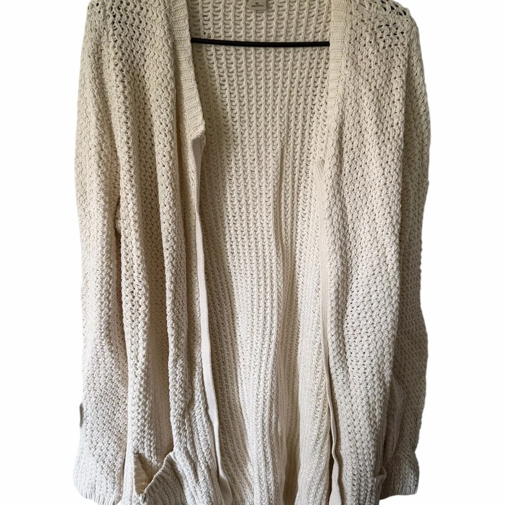 Lucky Brand Ivory Knit Cardigan - Picture 1 of 6
